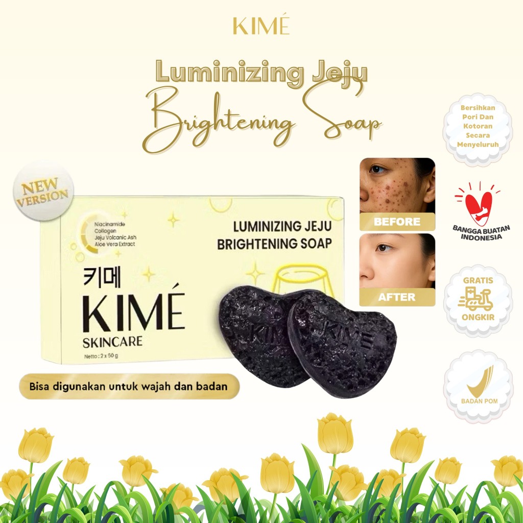 KIME Skincare - Jeju Brightening Soap | Sabun Batang