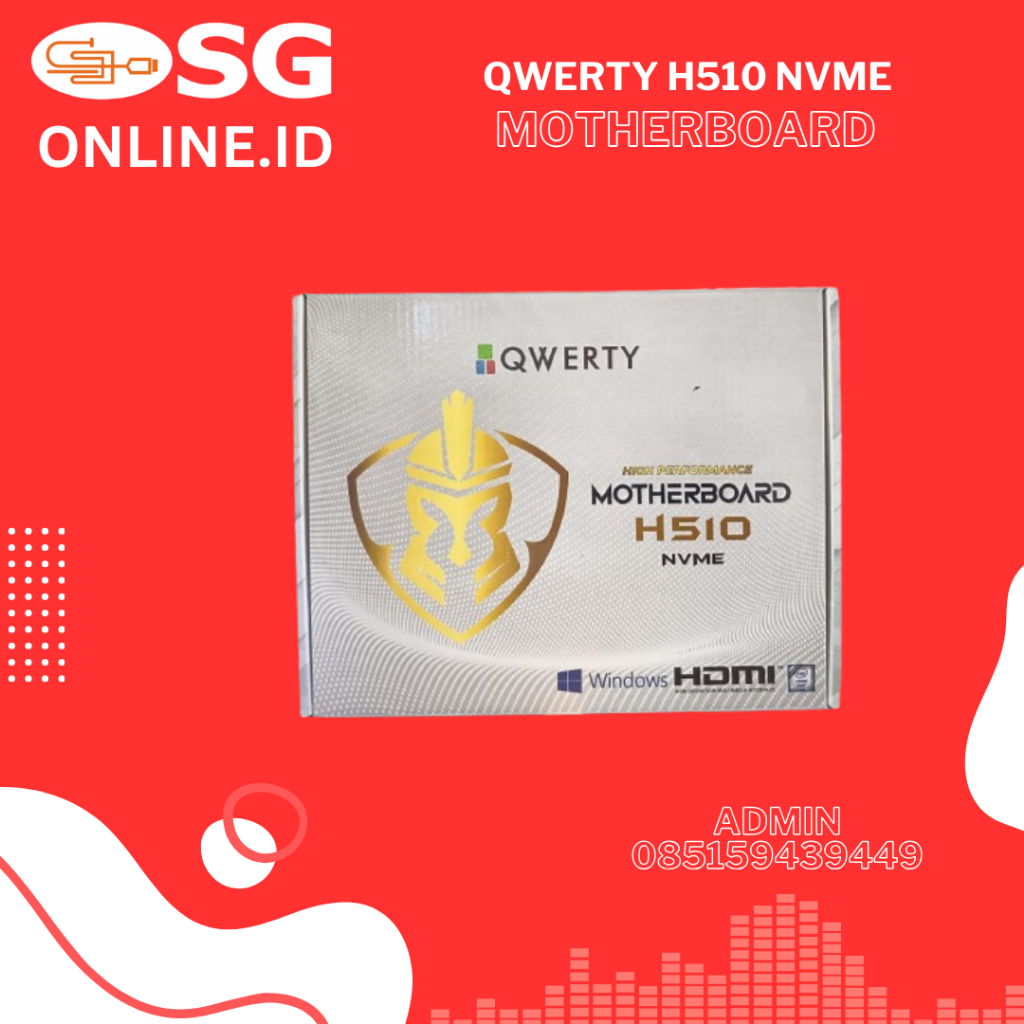 Qwerty Motherboard H510 NVME LGA 1200