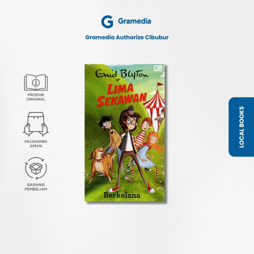Gramedia Cibubur - (Novel Anak-anak) Lima Sekawan #5: Berkelana - (Enid Blyton)