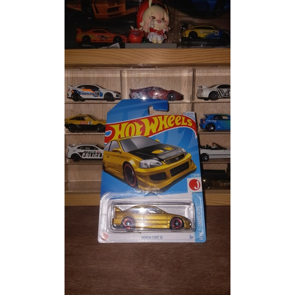 hw honda civic si gold