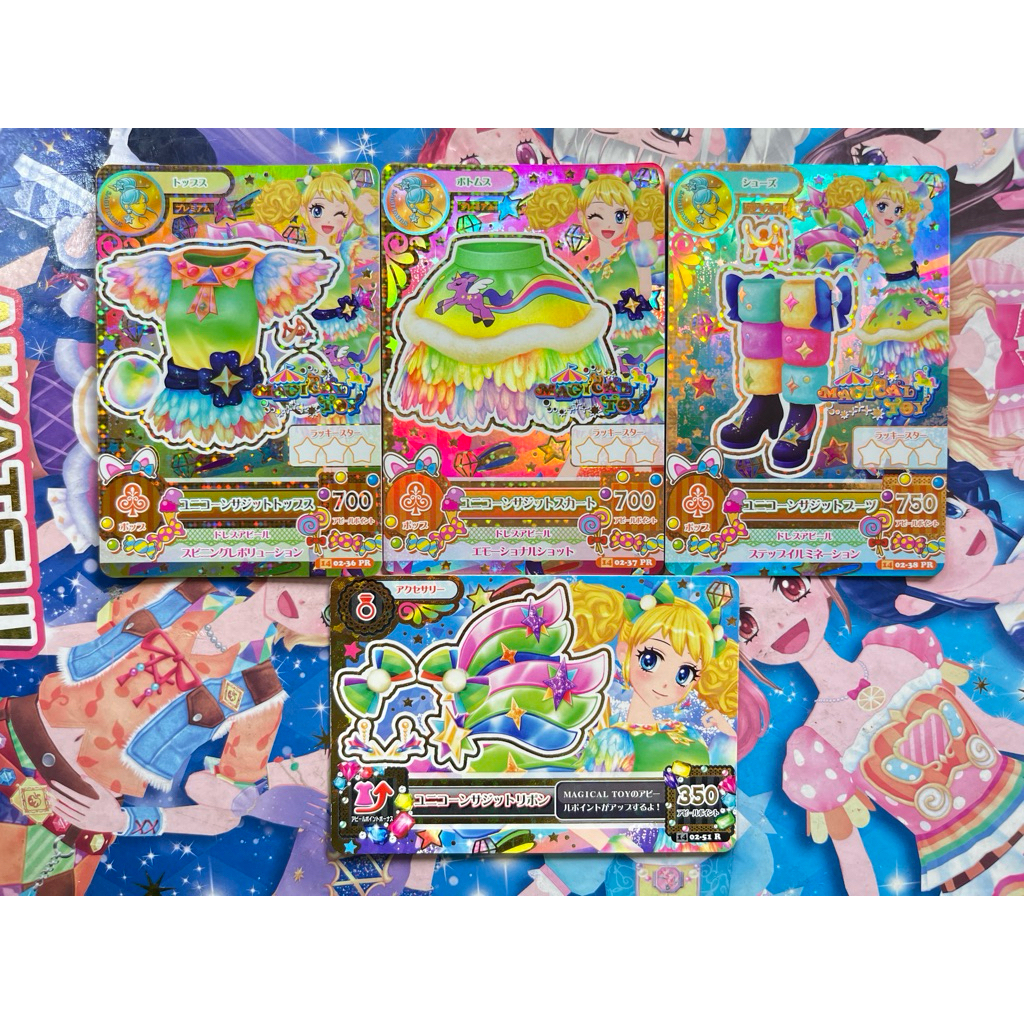 Kartu Aikatsu Premium Jepang Kii Saegusa Magical Toy Unicorn Sagittarius Consellation Zodiak Origina