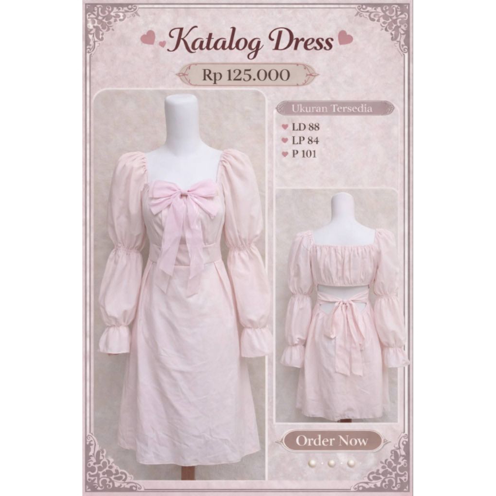 Dress Midi Fairy Pink