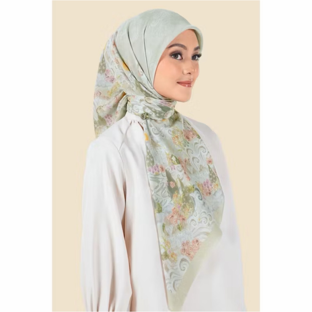 SALE Hijab premium Zytadelia (ZD) scarve Bluemoon Series - Beige