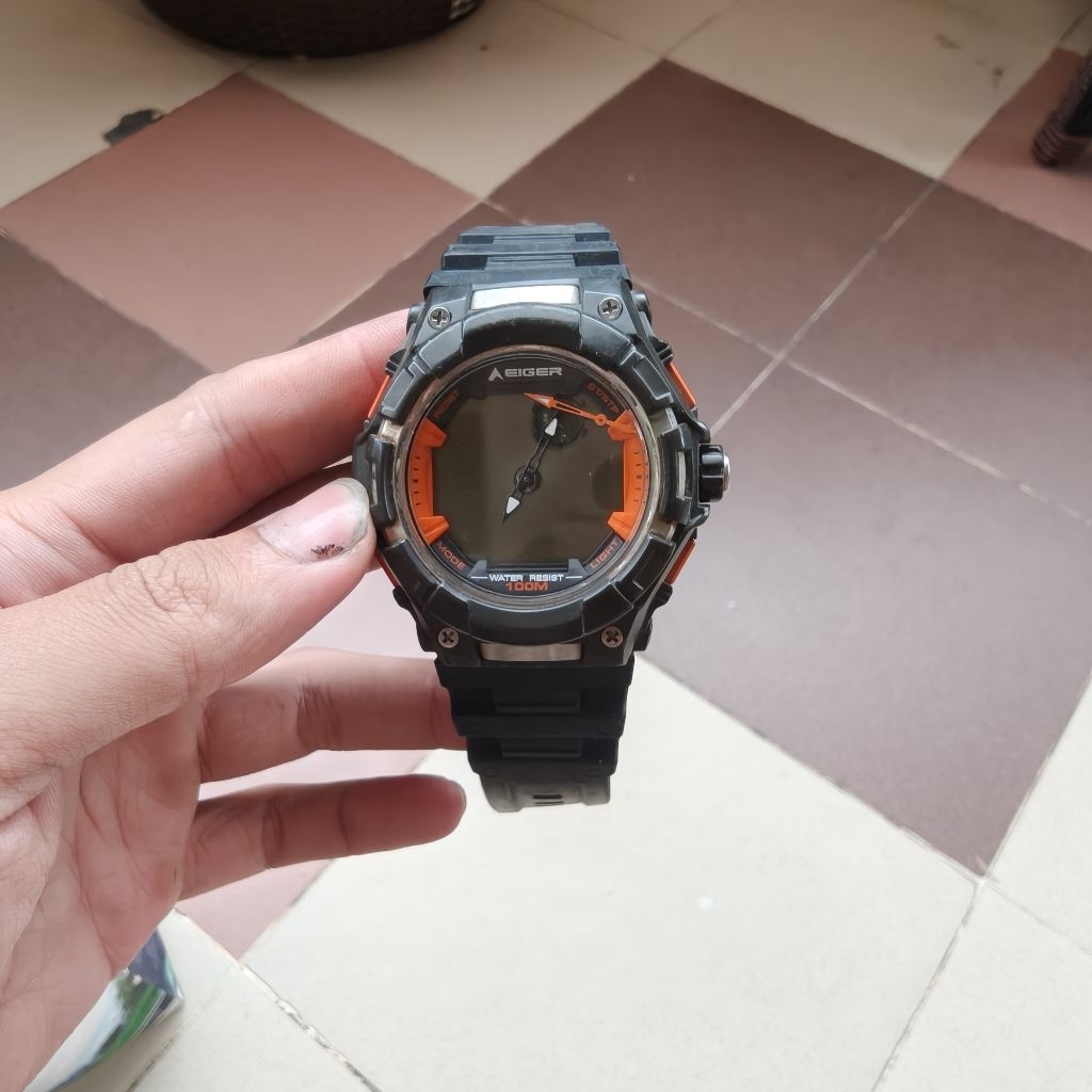 Jam Tangan Eiger LS 102 LS102 Analog Digital Second Bekas Minus