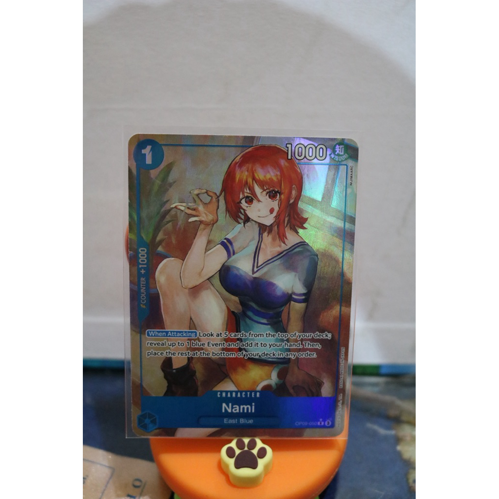 ONE PIECE CARD KARTU TCG NAMI PARALLEL OP09