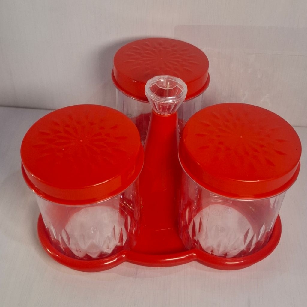 Toples Set 3 Akrilik Toples Kue Toples Cantik Toples Lebaran