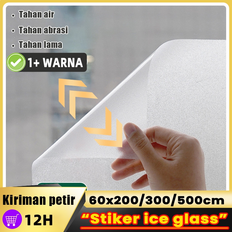 [Pengiriman cepat] stiker kaca sanblast kaca polos wolpeper kacal