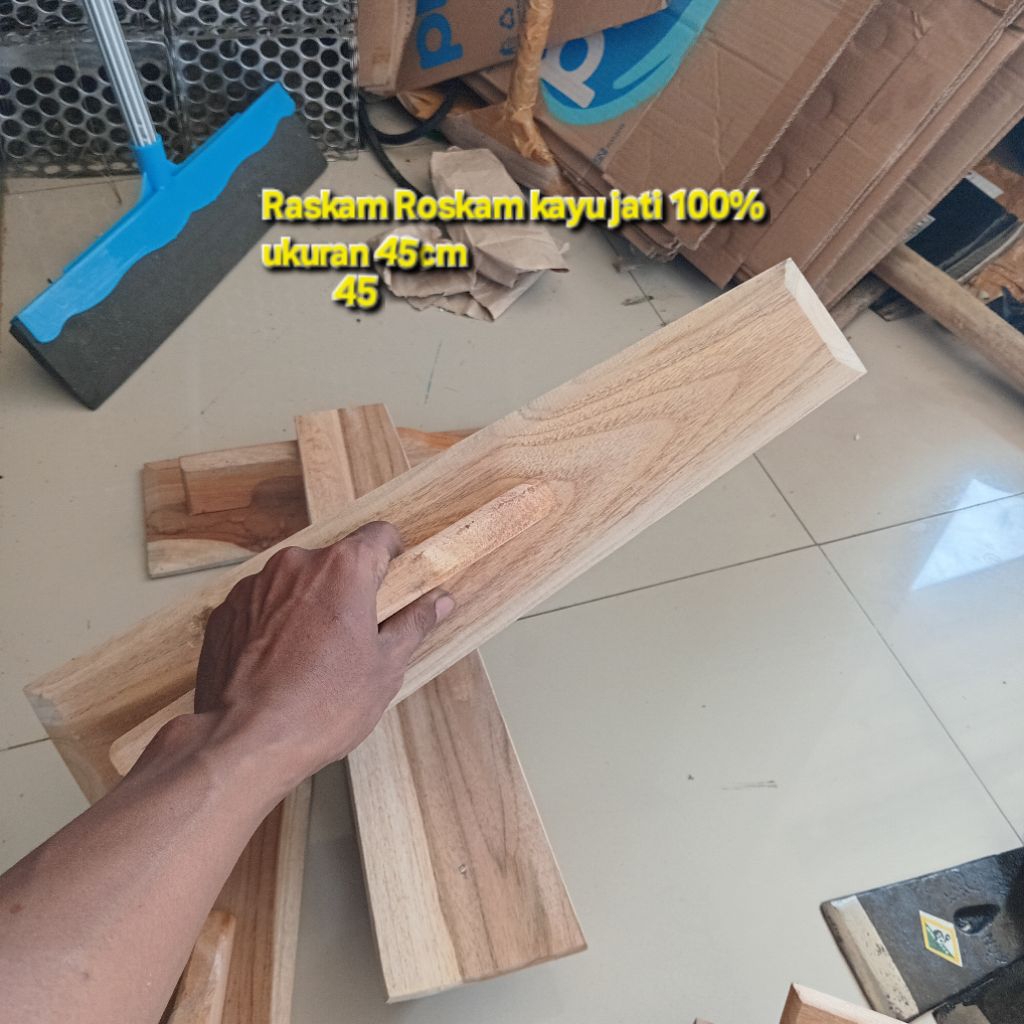 Raskam Roskam plester kayu jati 40 45 50cm