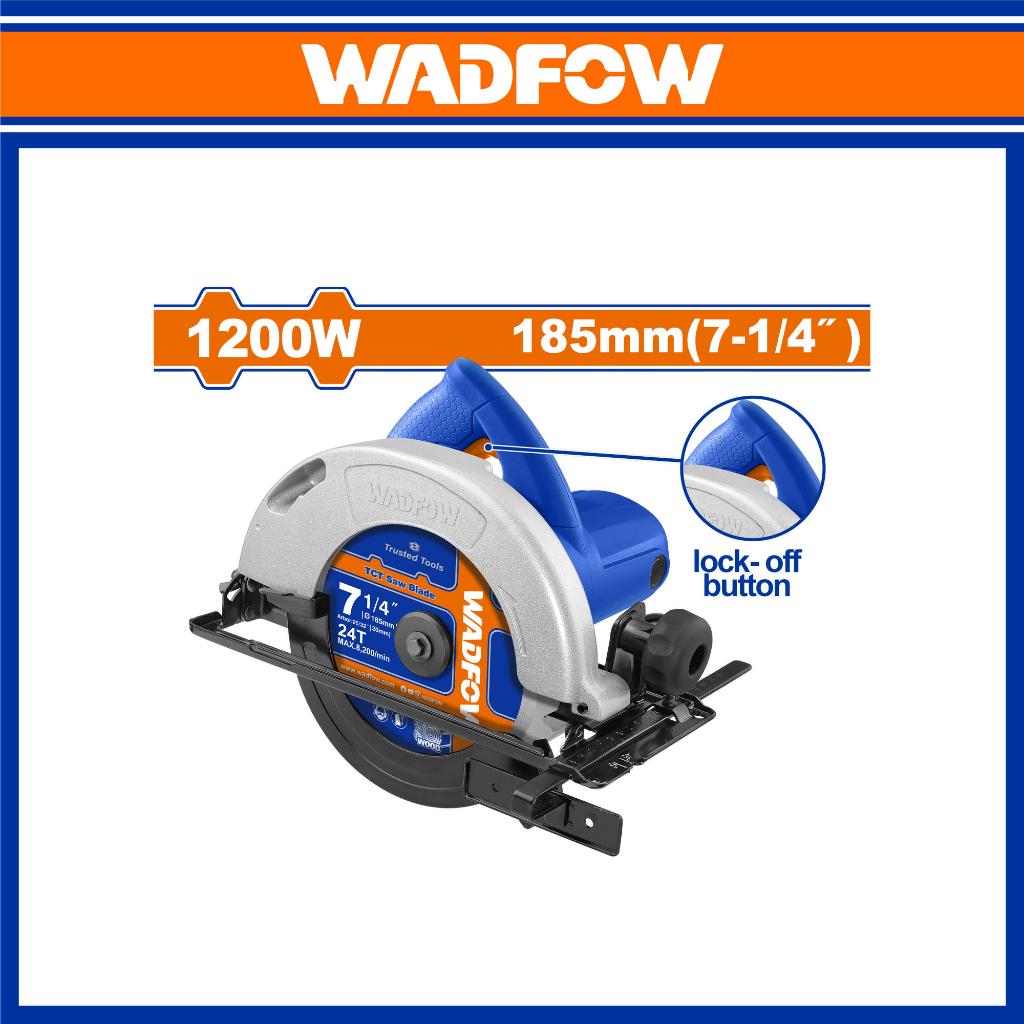 [WCW1512001] WADFOW MESIN CIRCULAR SAW 900w Mesin Potong Kayu 7" Mesin Potong Kayu Gergaji Untuk Pot