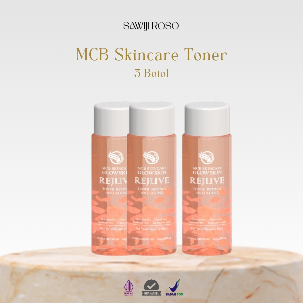 MCB Skincare Glow Skin Toner - 100 mL (3 Botol)