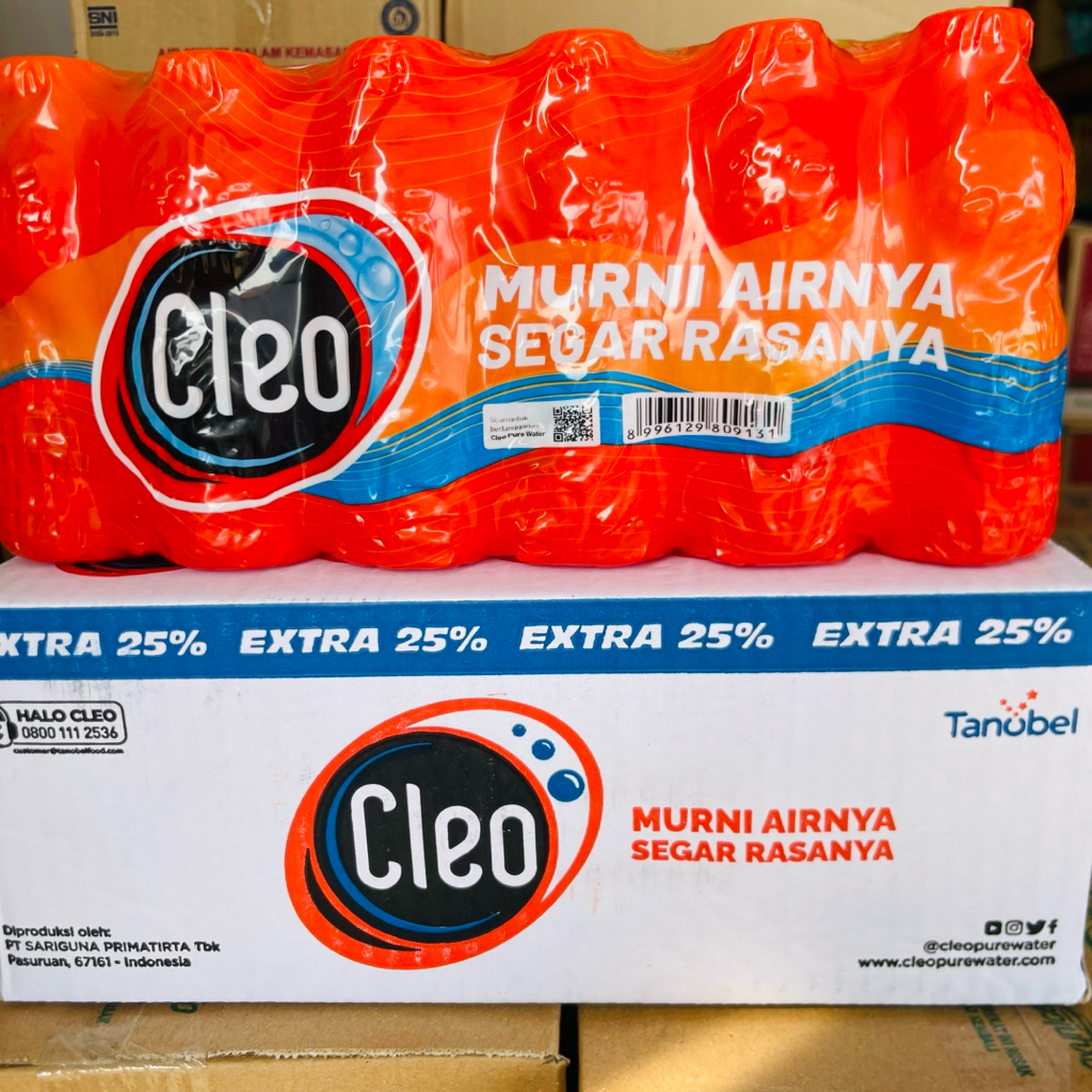 Cleo Air Minum Murni Demineral Kemasan Botol & Gelas mini