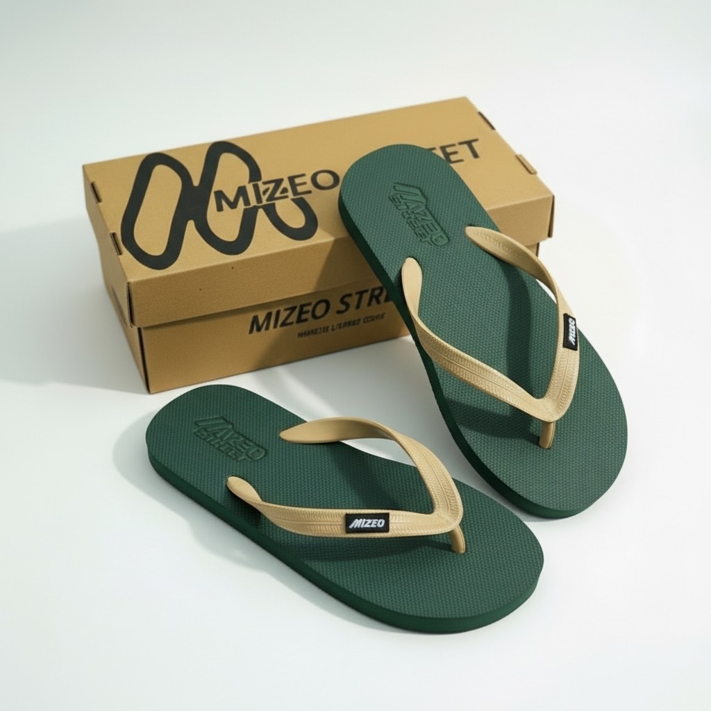 Sandal Jepit Japit Pria Empuk Ringan High Quality Sendal Santai Rumah Pantai Design Embos Anti Slip 