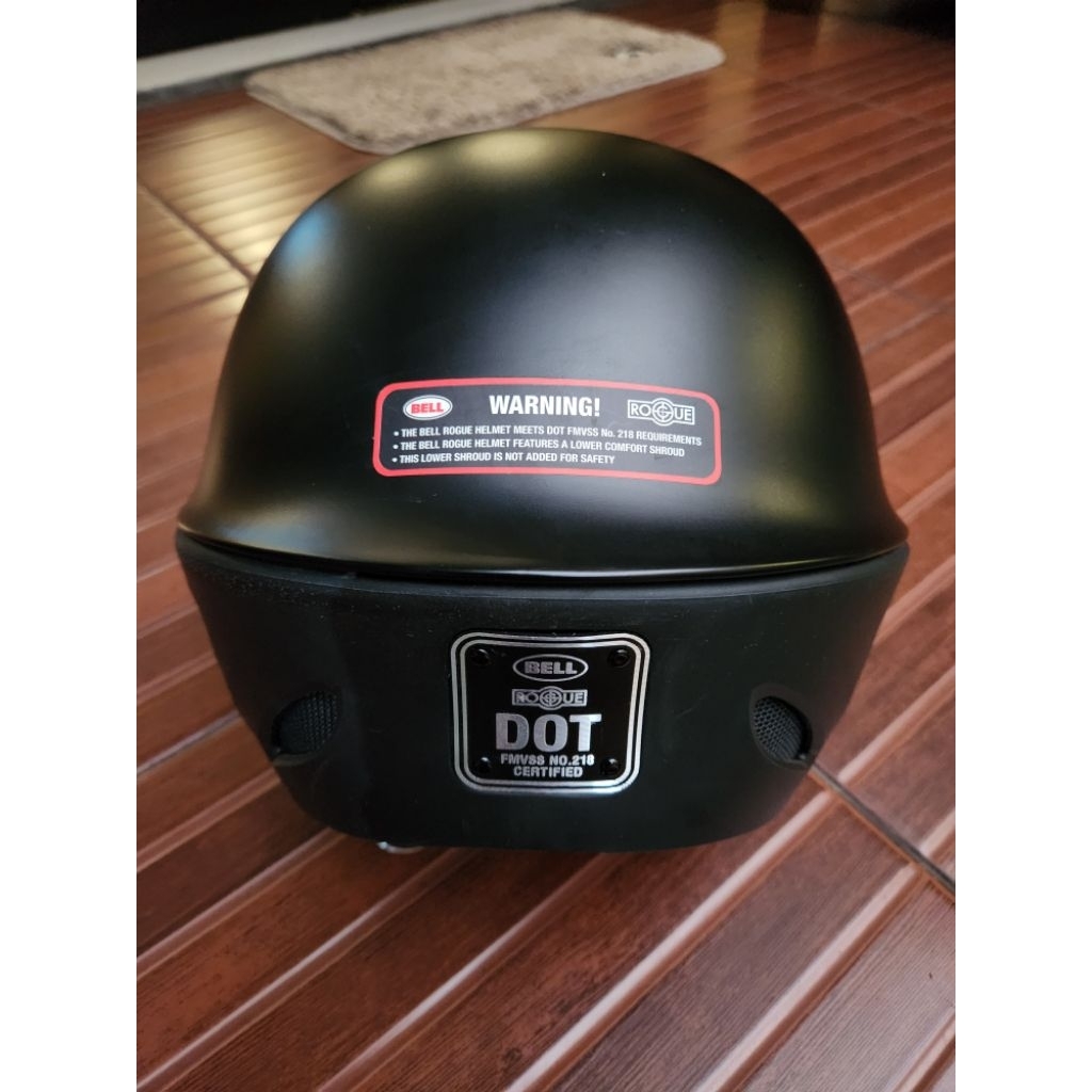 BELL ROGUE HELMET, MATT BLACK, ORIGINAL BELL USA