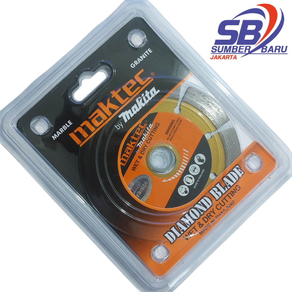 Mata Potong Keramik Granit Diamond Wheel Kering Gurinda 4" Inch Maktec Mata Pisau Mesin Gerinda Diam