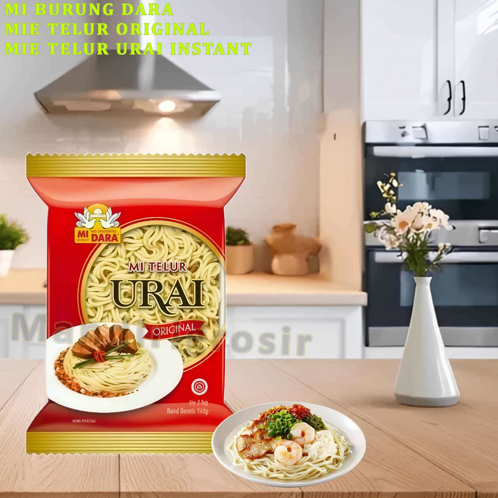 Mie Telur Original * Mie Burung Dara * Mie Telur Urai Instant * 140gr