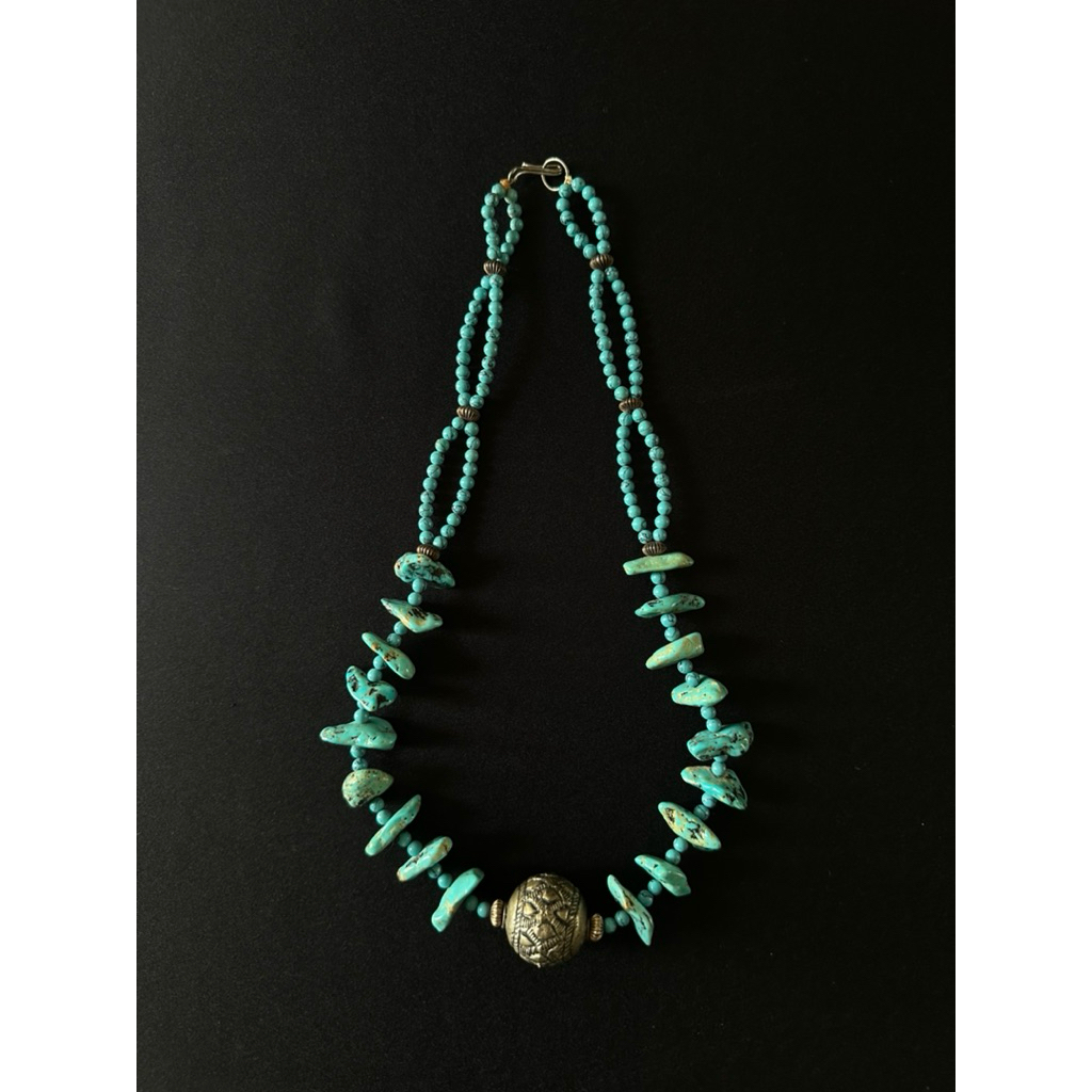 Vintage Turquoise Stone Necklace