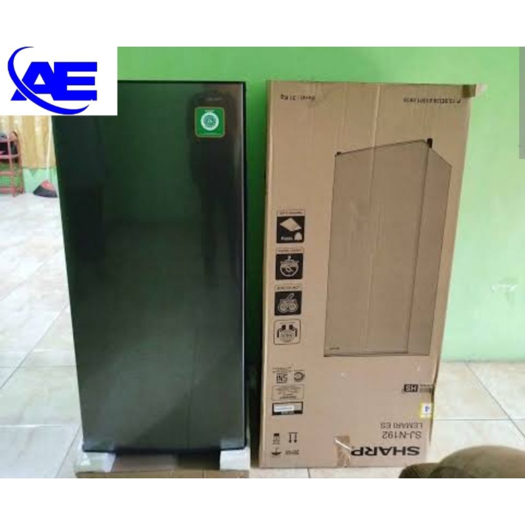 KULKAS SHARP 1PINTU JUMBO SJ-192NHS BERGARANSI RESMI 5THN