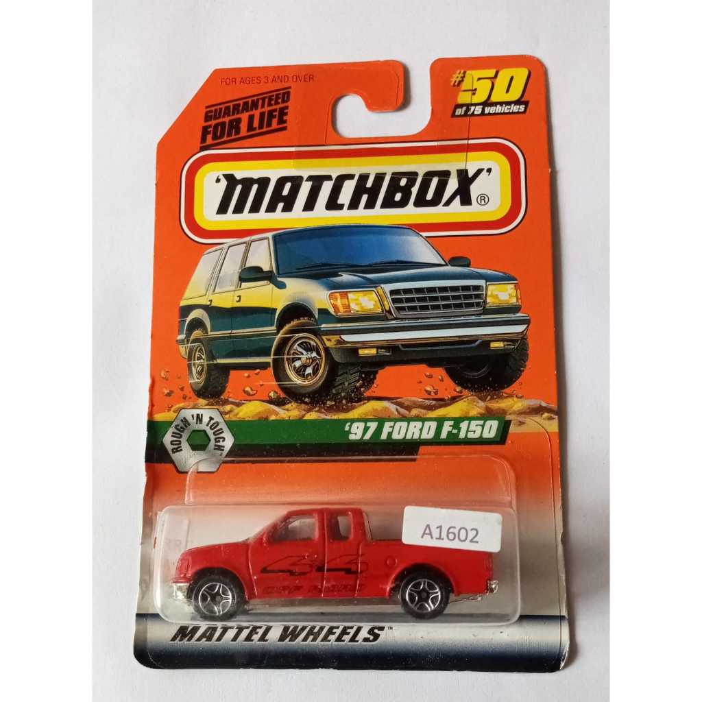 Matchbox - 97 Ford F-150 Red Rough'N Tough