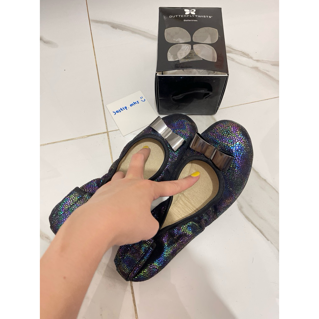 Butterfly twist ballerina shoes size 39 insole 25,5 cm