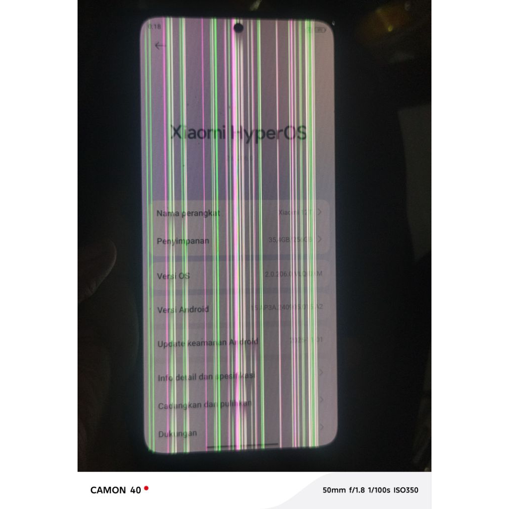 Lcd Xiaomi 12T original copotan cek deskripsi