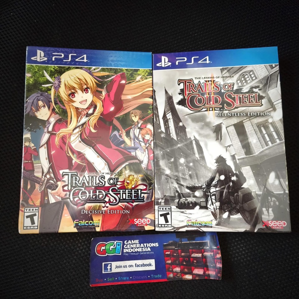 Trails of Cold Steel I & II Limited Edition PS4 Original Games
