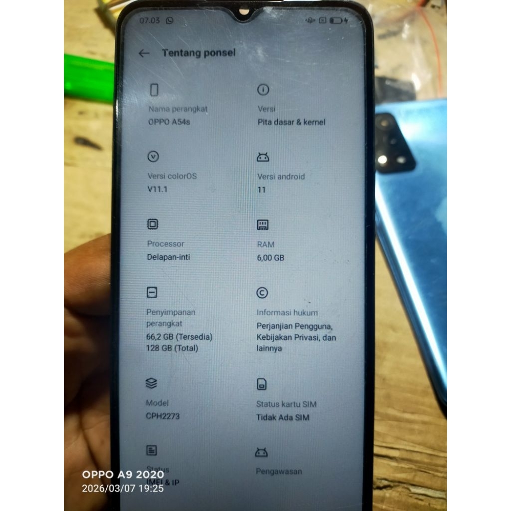 MESIN OPPO A16 RAM 6/128 REFURBISH NORMAL JAYA