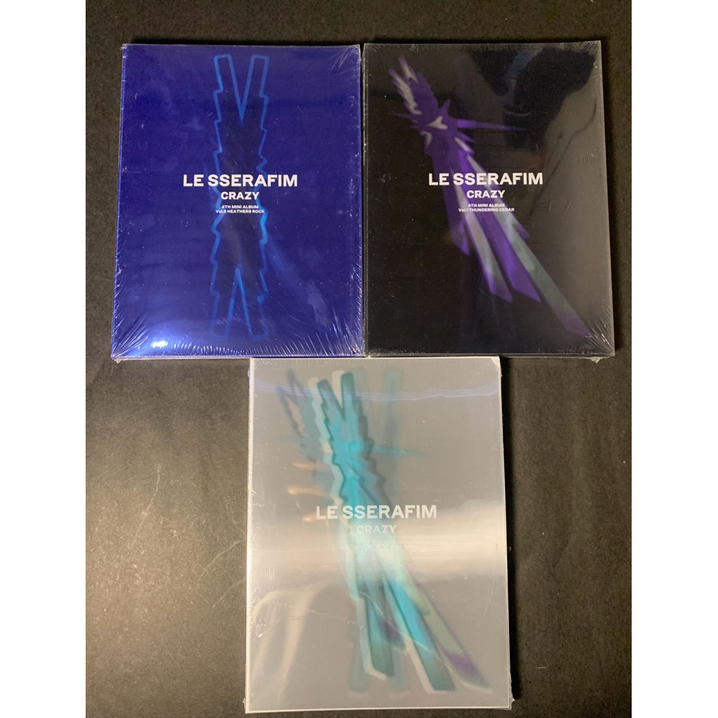 READY SEALED ALBUM PHOTOBOOK LE SSERAFIM CRAZY