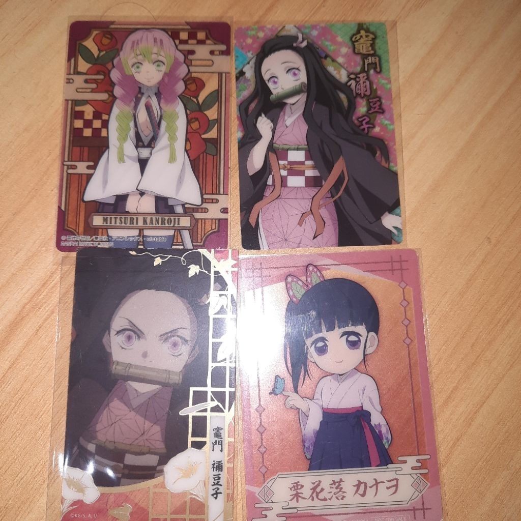 OFFICIAL Demon Slayer Kimetsu no Yaiba Clear File SHINOBU NEZUKO KANAO MUICHIRO MITSURI Hologram Car