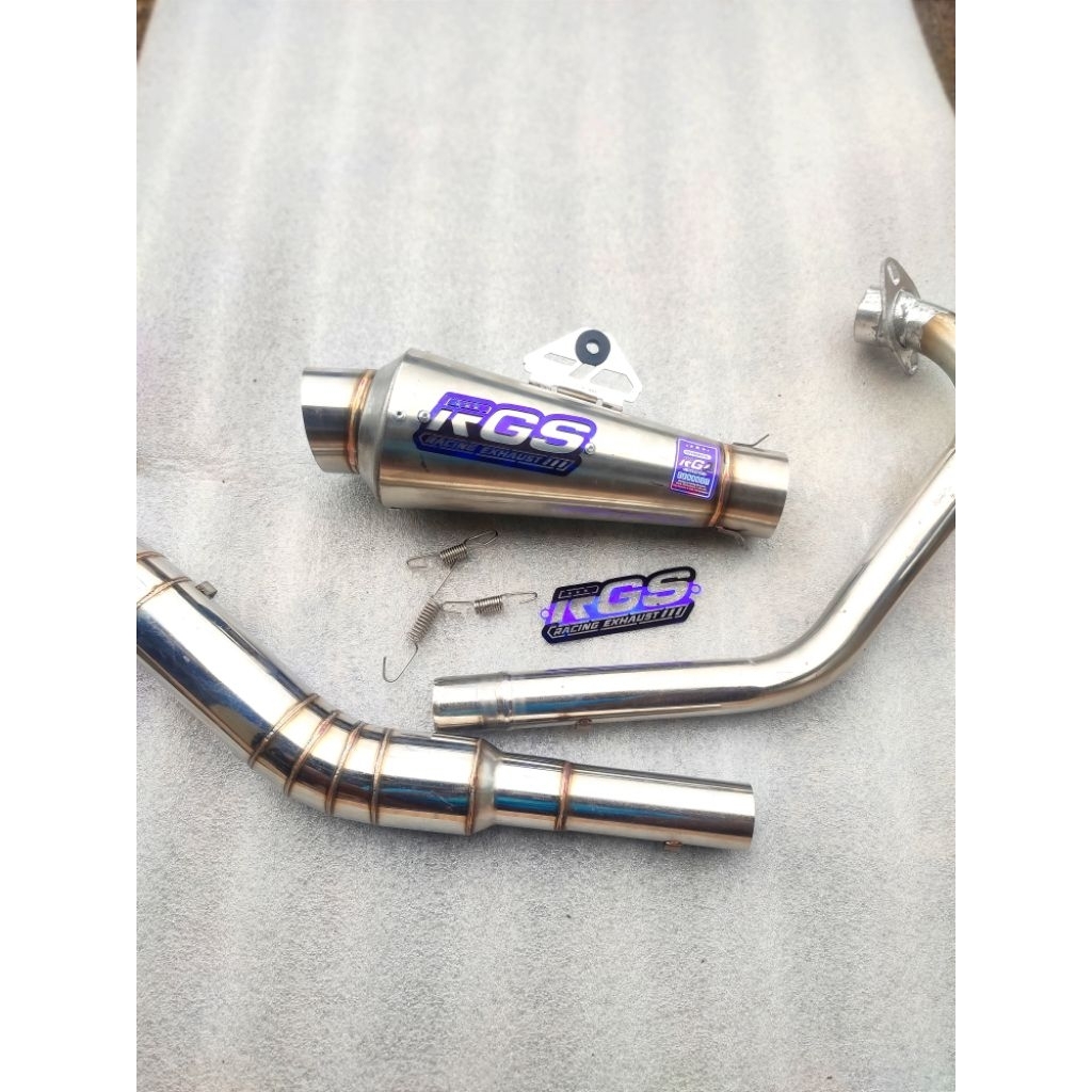 KNALPOT RGS RCB ORIGINAL SATRIA VIXION NJMX CBR GL MP SONIC CBR