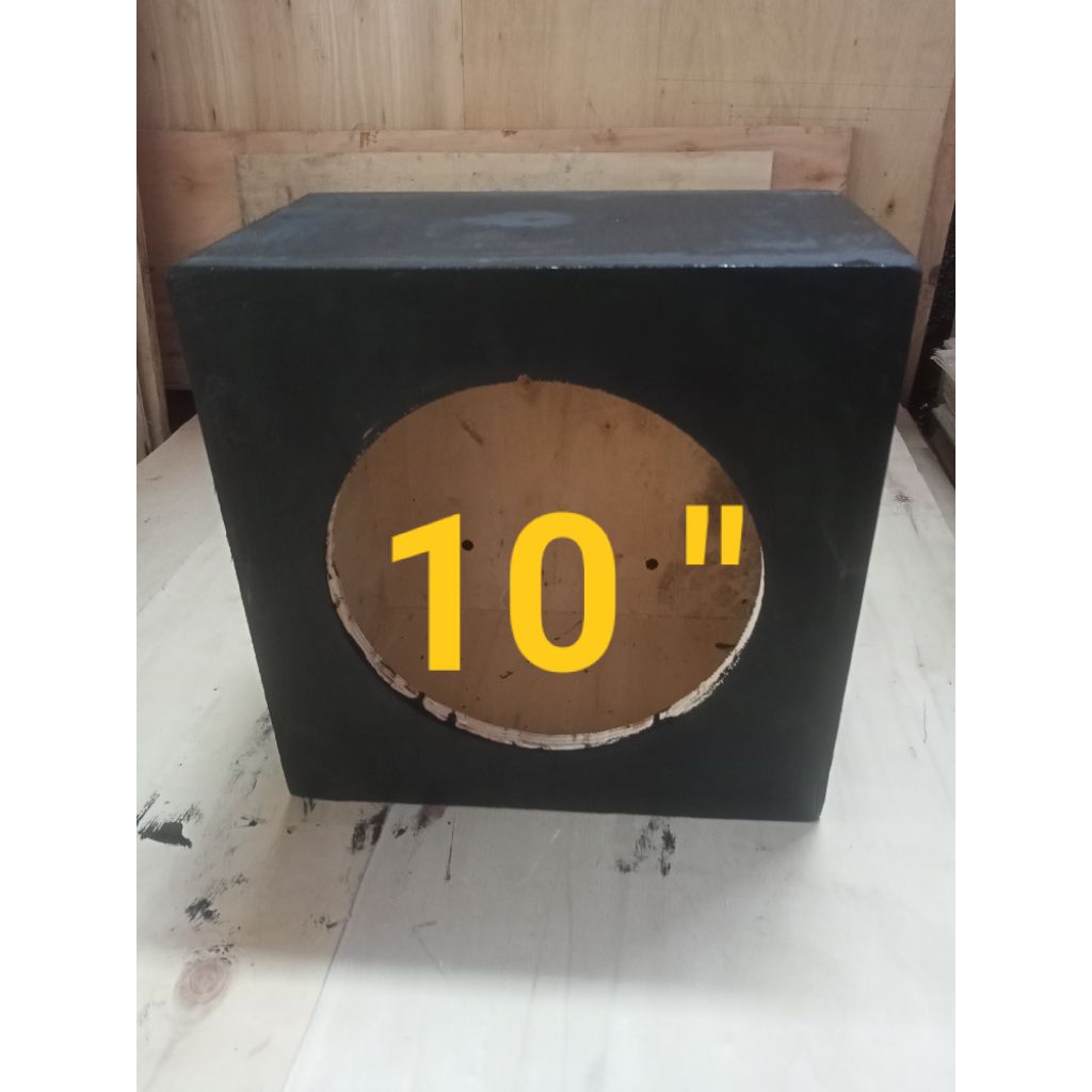 box salon mobil subwoofer speaker 10 inch bahan tebal