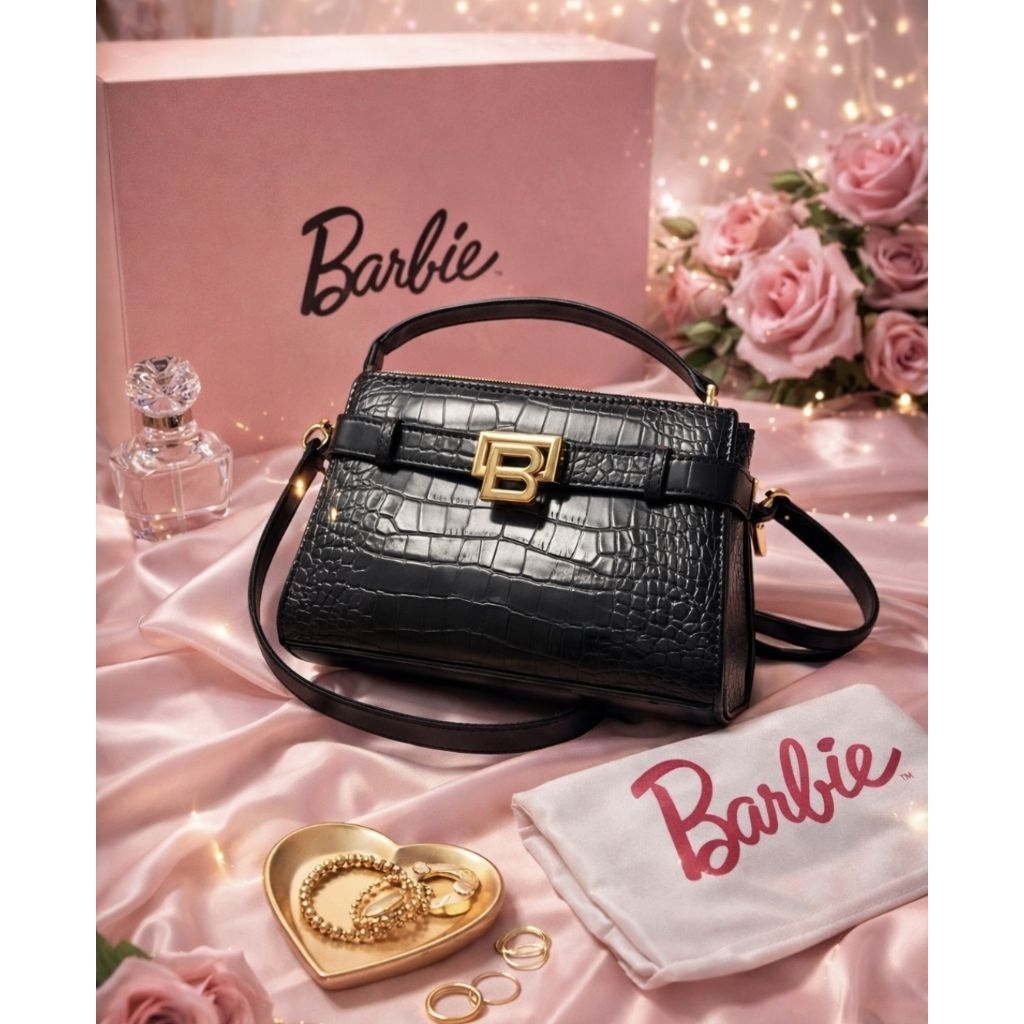 TAS BARBIE ORIGINAL CROCO