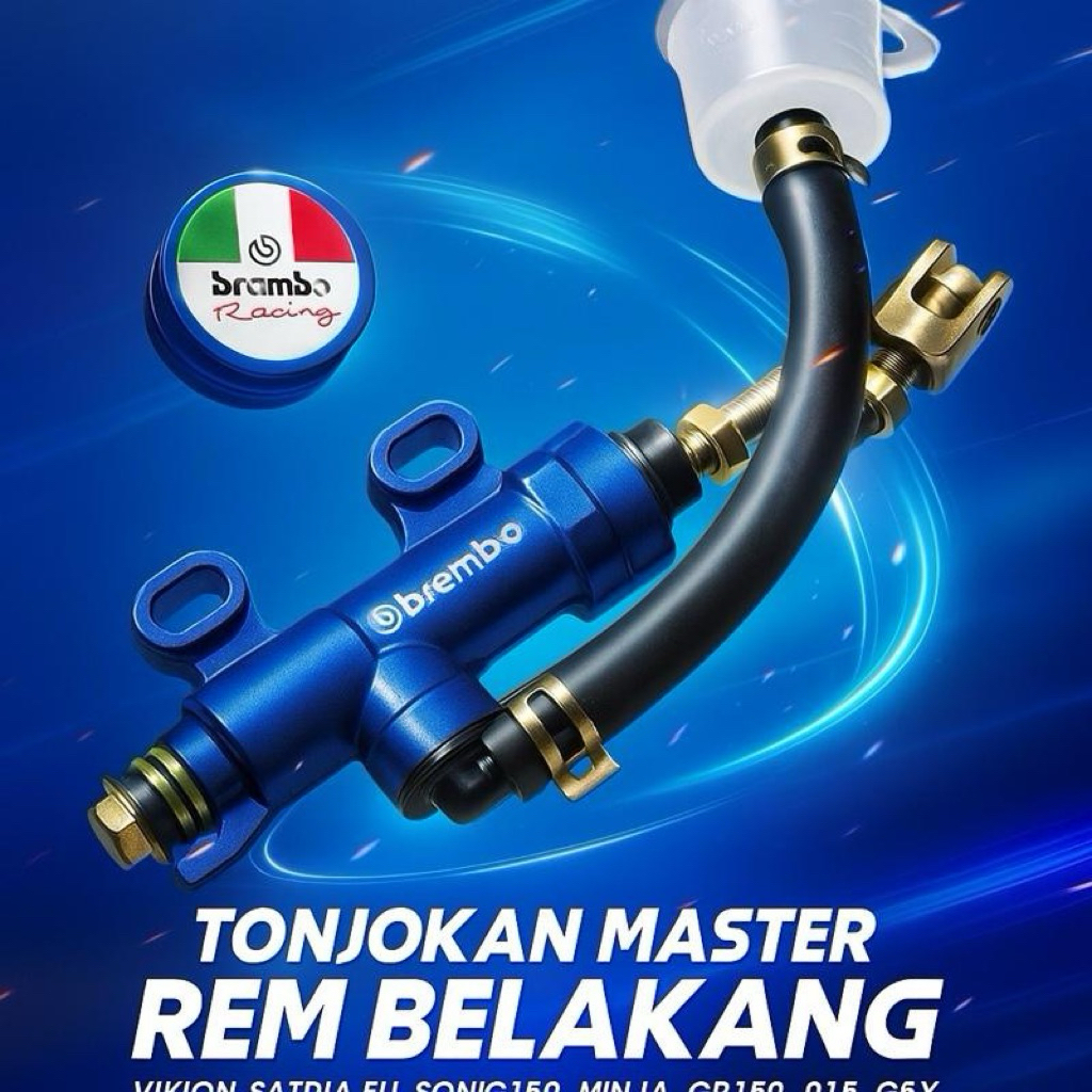 Tonjokan Master Rem Belakang Nmax Aerox Vario PCX R15 CBR 150 Vixion Satria FU R25 Ninja MC King Xab