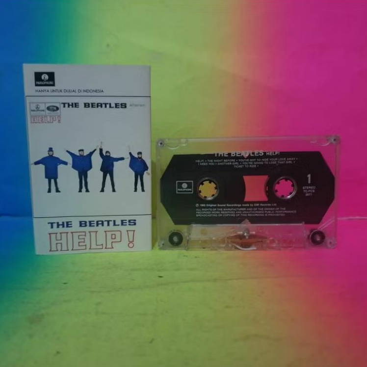 kaset THE BEATLES help BAGUS mulus ORIGINAL