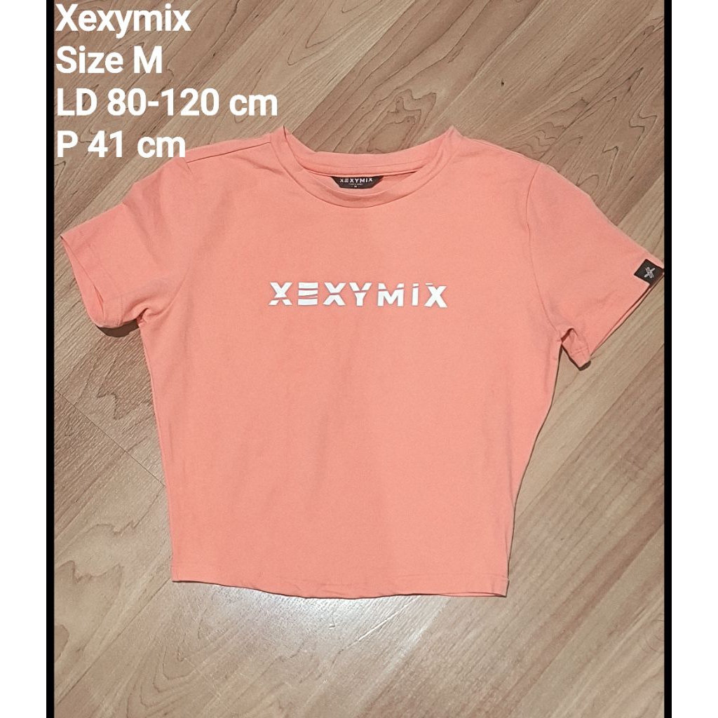 Xexymix crop top peach