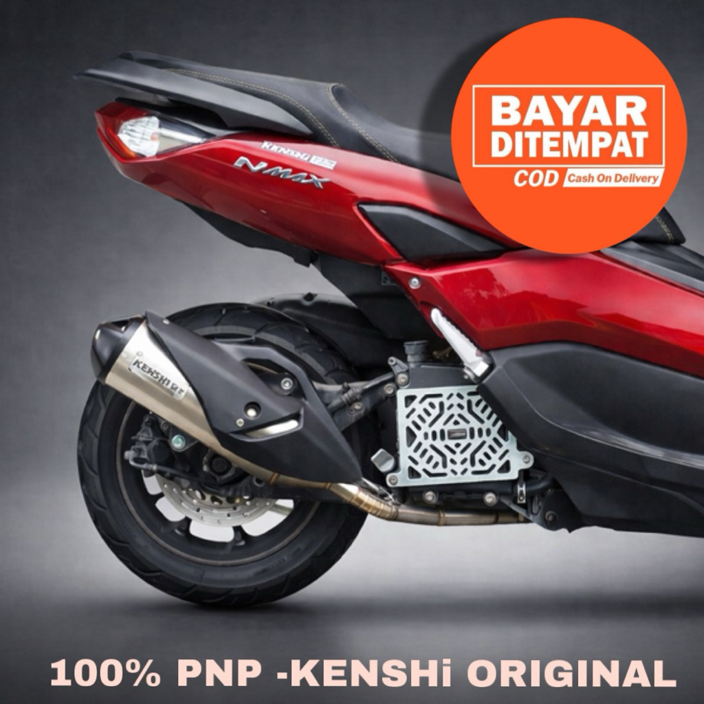 Knalpot Kenshi Hanzo NMAX Aerox Lexi 155 PNP Stainless - Knalpot Racing Yamaha NMAX Aerox Bass Adem