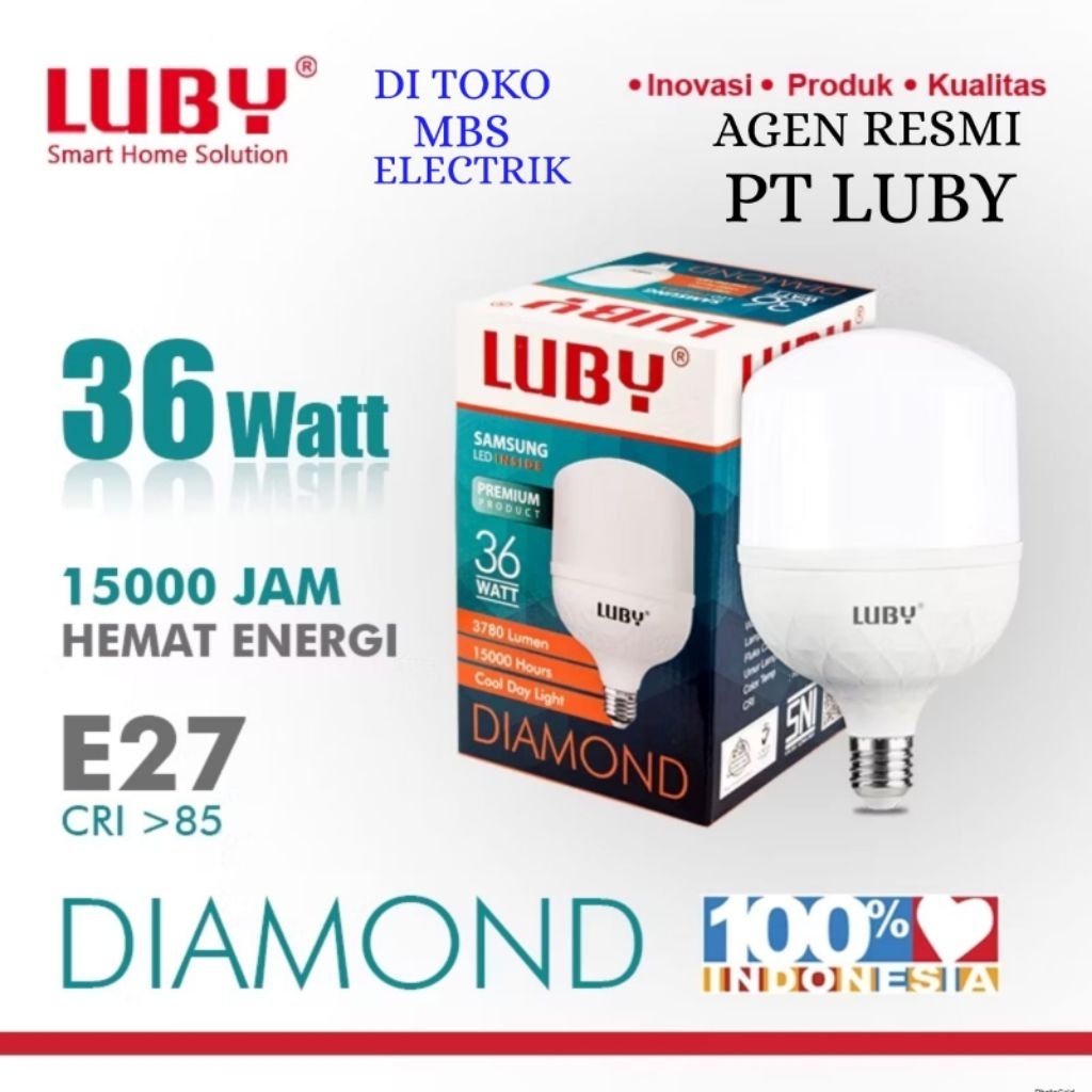 BOHLAM LED LUBY / LAMPU LED LUBY DIAMOND 36W
