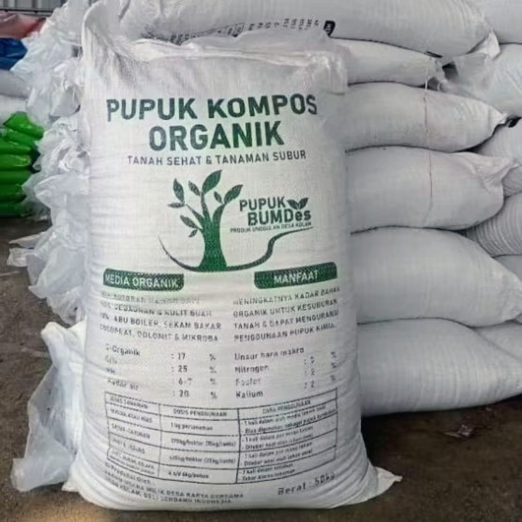 Ecer Pupuk Kompos Urea Organik Fase Vegetatif Sayur & Bunga 2 Kg