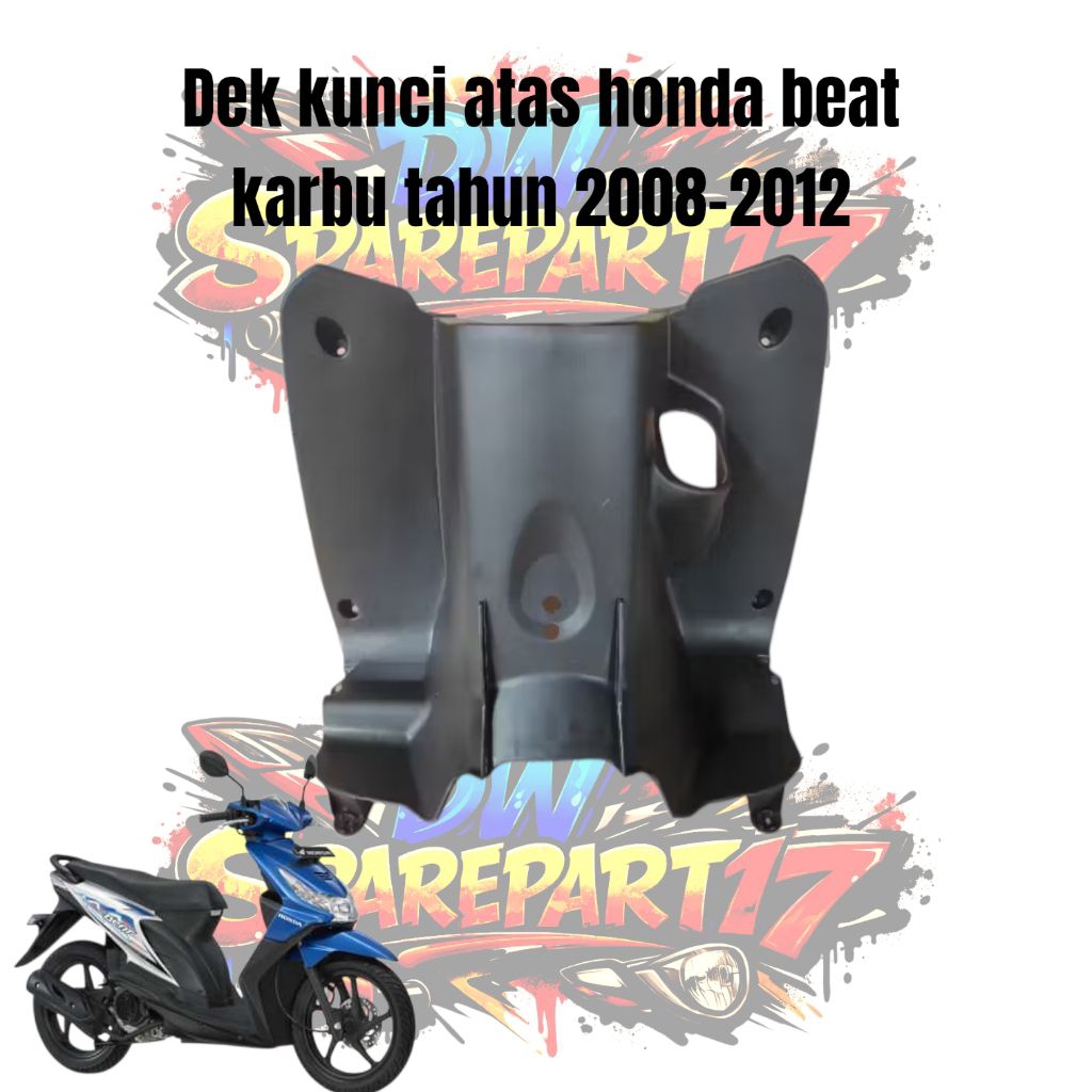 cover leksil kunci kontak atas honda beat karbu-beat lama kvy tahun 2008-2012