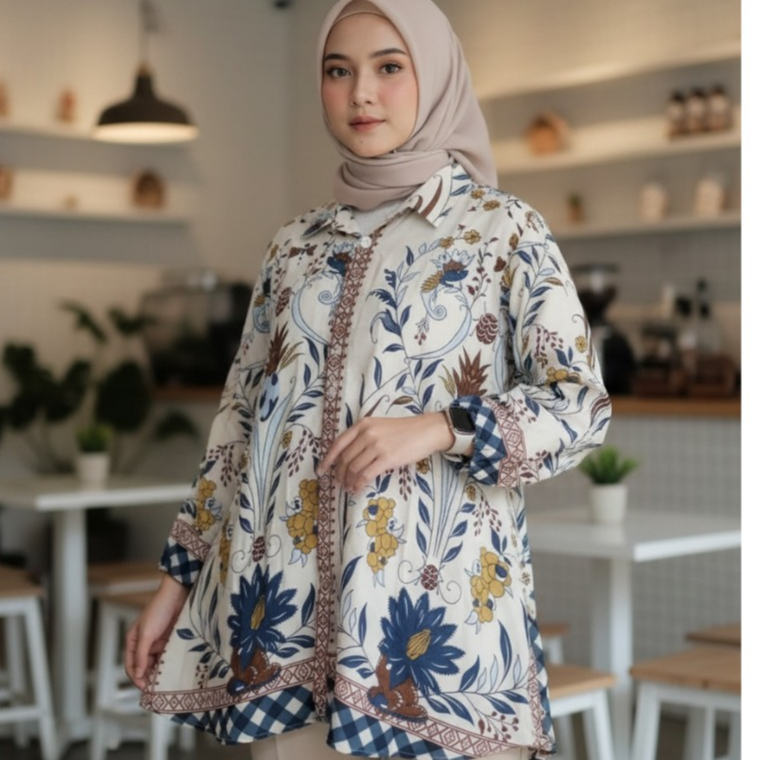 ATASAN  WANITA BUSUI / blouse JUMBO LD120 / ATASAN TUNIK WANITA / TUNIK MUSLIM / ATASAN MUSLIM