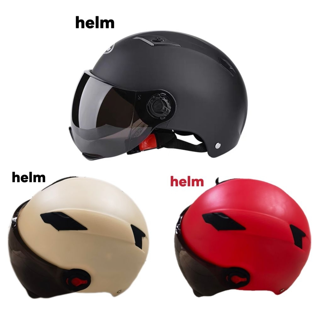 Helm Sepeda Llstrik Lucu  Unik Pria Wanita Unisex