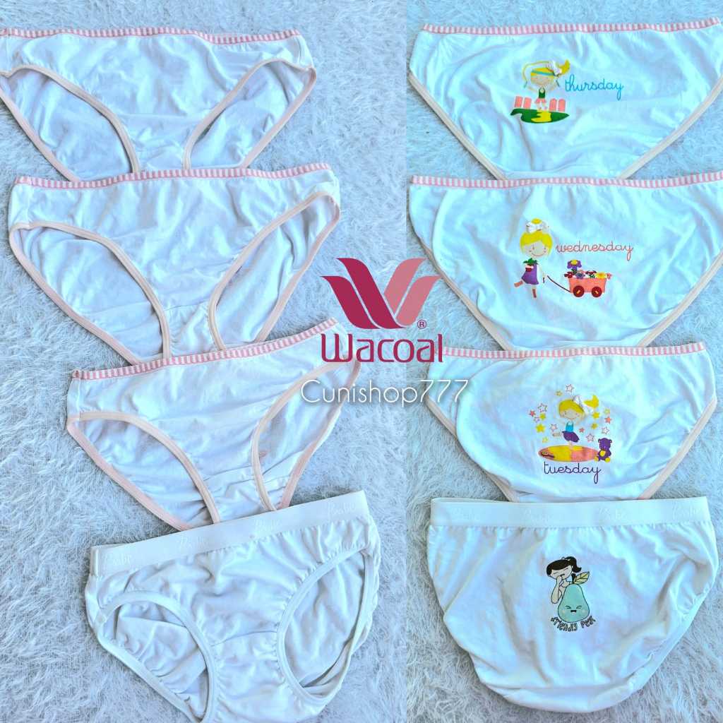 WACOAL PANTY ANAK KATUN PREMIUM SIZE M LL XL JP 1002 1003 1004 PP 3529 CELANA DALAM PEREMPUAN CD POL
