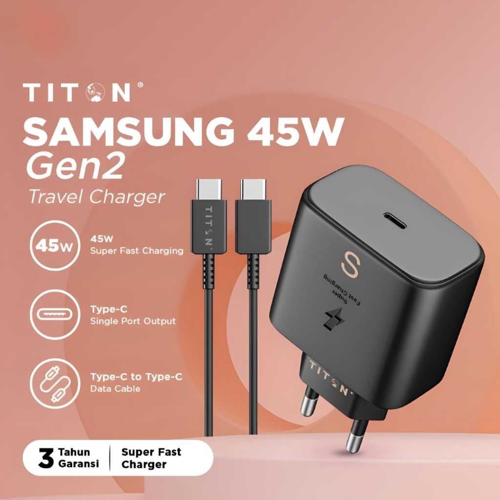 TITON TRAVEL CHARGER SAMSUNG 45W