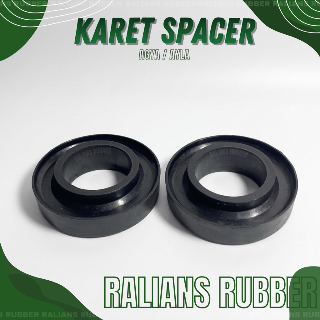 Karet Spacer Belakang Agya Ayla Set 2Pcs