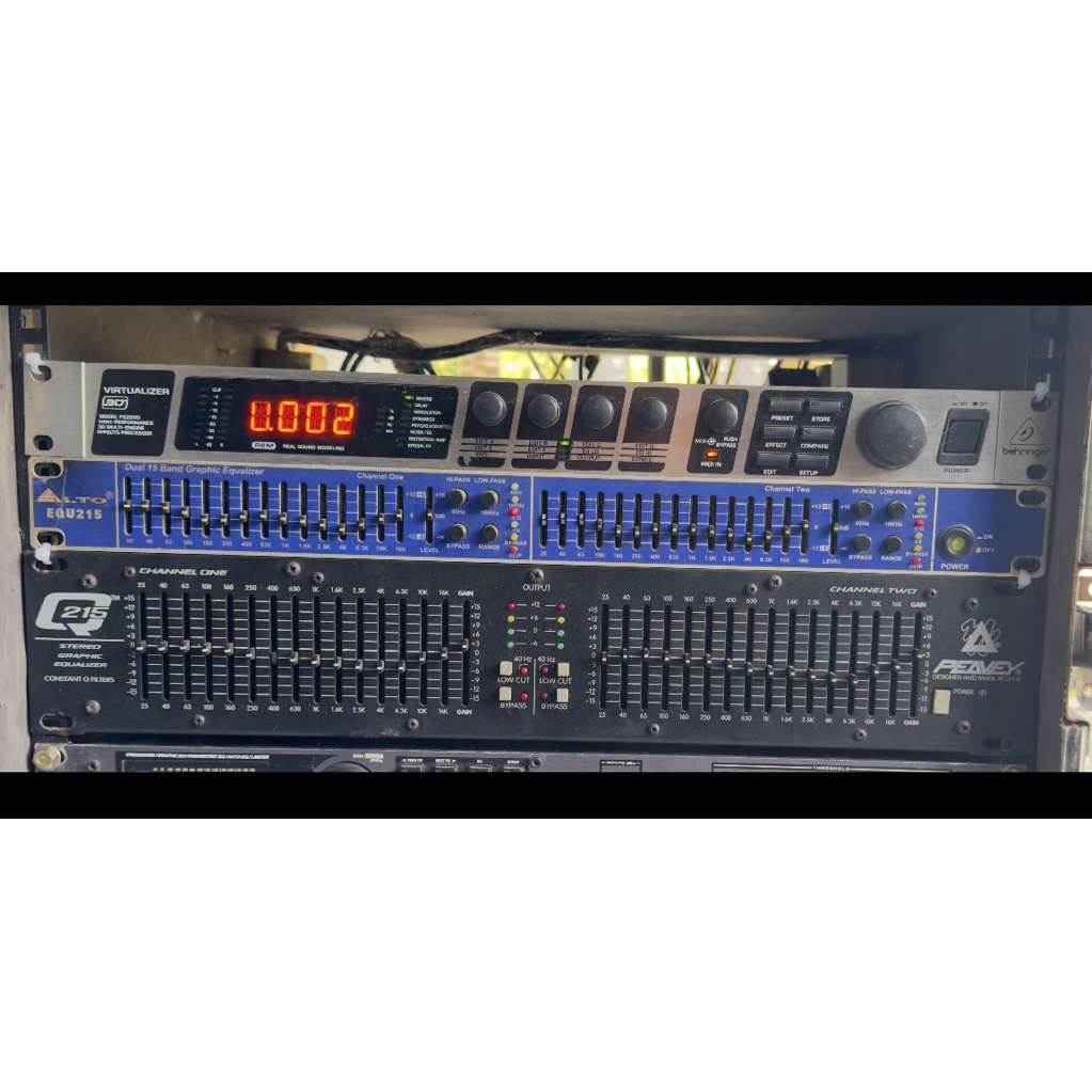 efek behringer/ virtualizer behringer fx2000 second