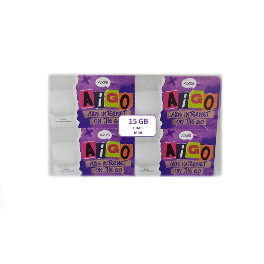 Voucher AXIS Mini 15 GB 1 Hari