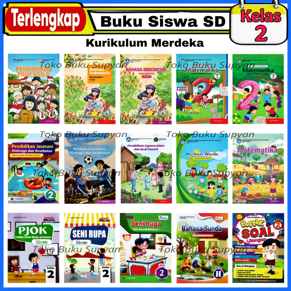 [RESMI DIKNAS] Buku Siswa Kelas 2 Sd Kurikulum Merdeka Kemendikbut Ristek Kurmer