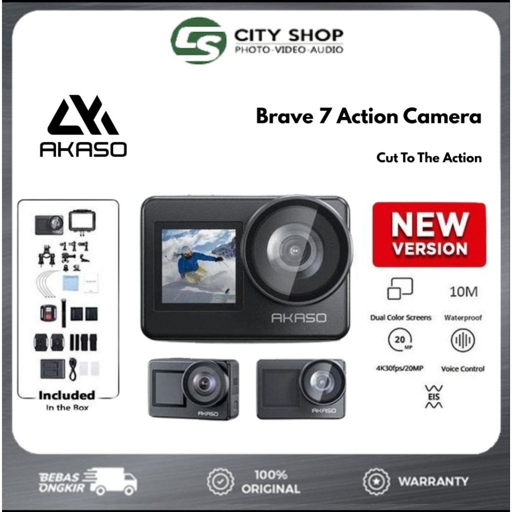 Akaso Brave 7 New Version 4K Action Camera