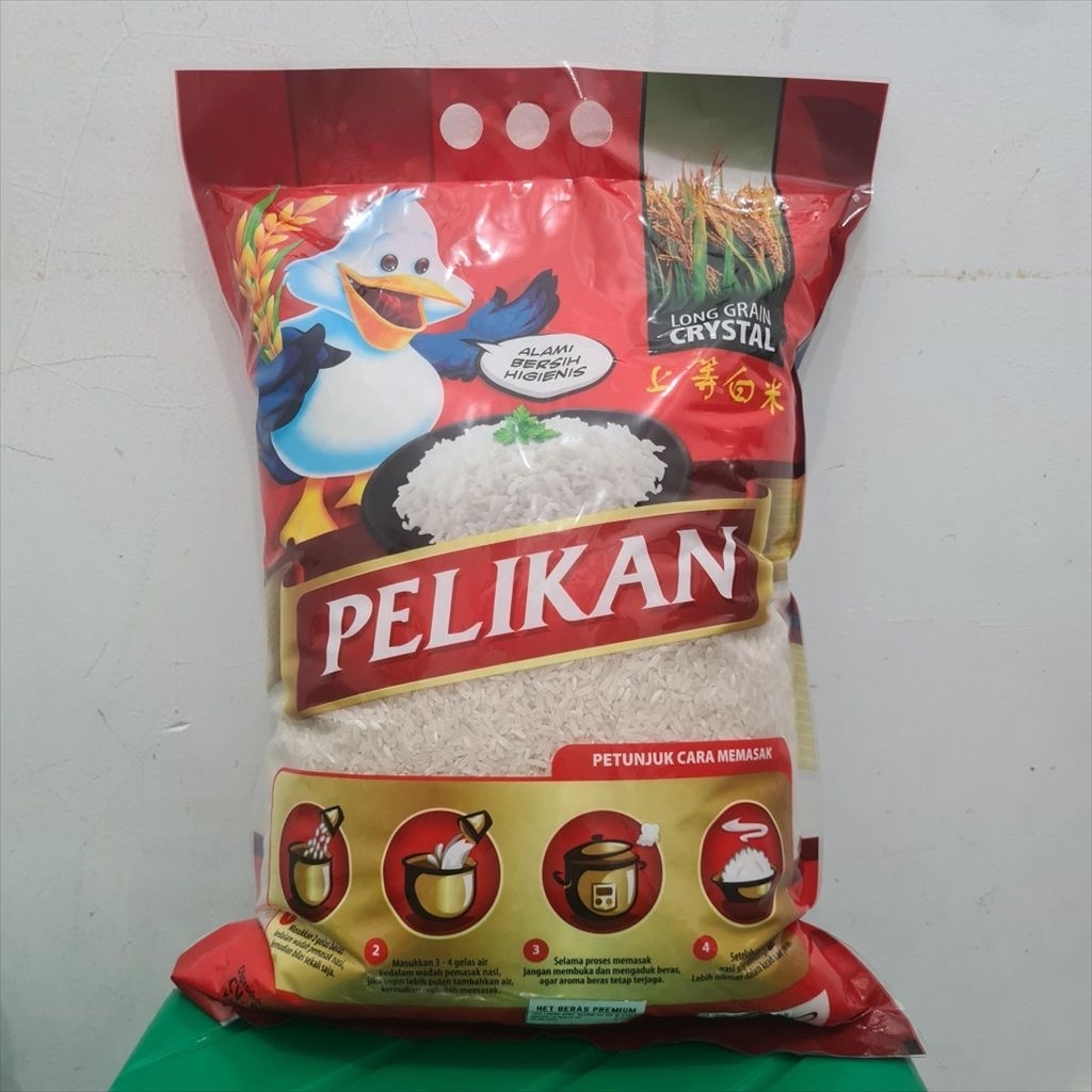 beras pelikan 5kg