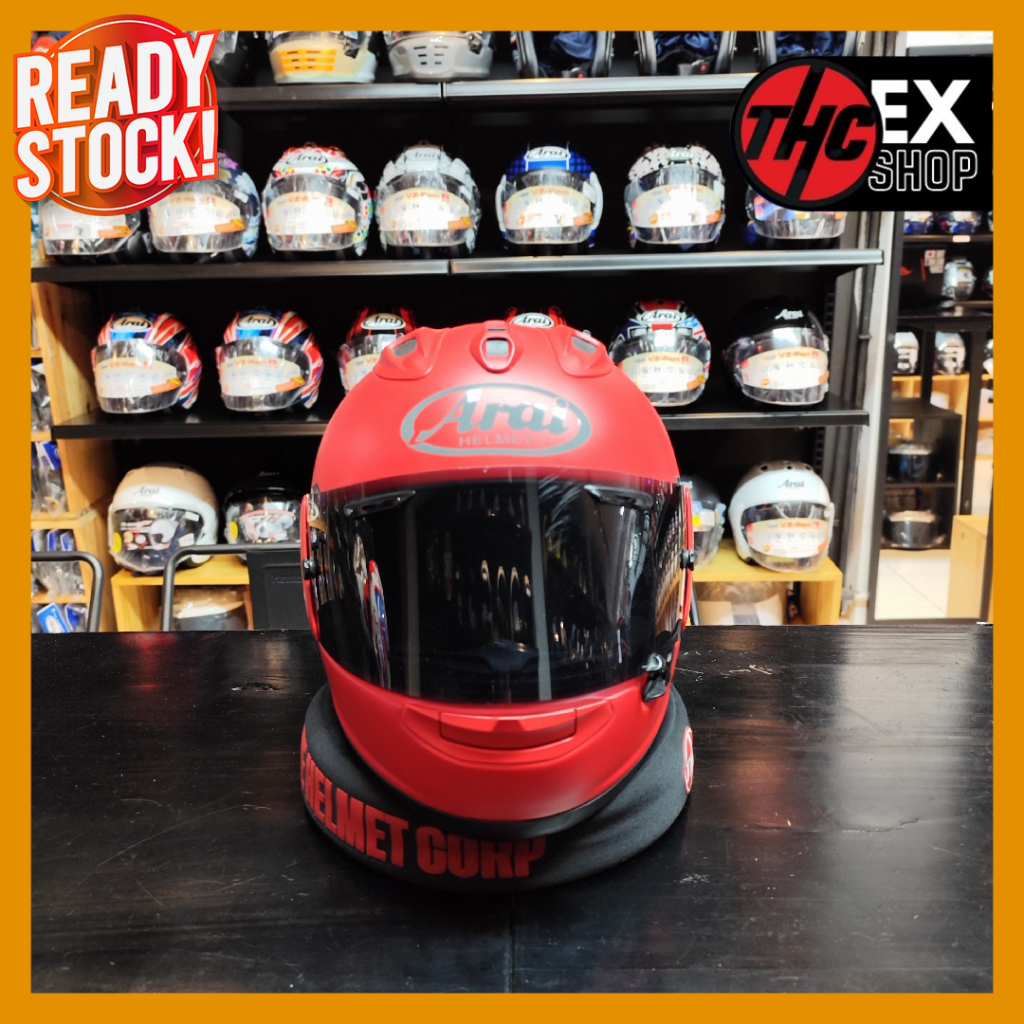 HELM ARAI RX7X YAMASHIRO RED SIZE M 2ND FULL FACE HELMET SECOND