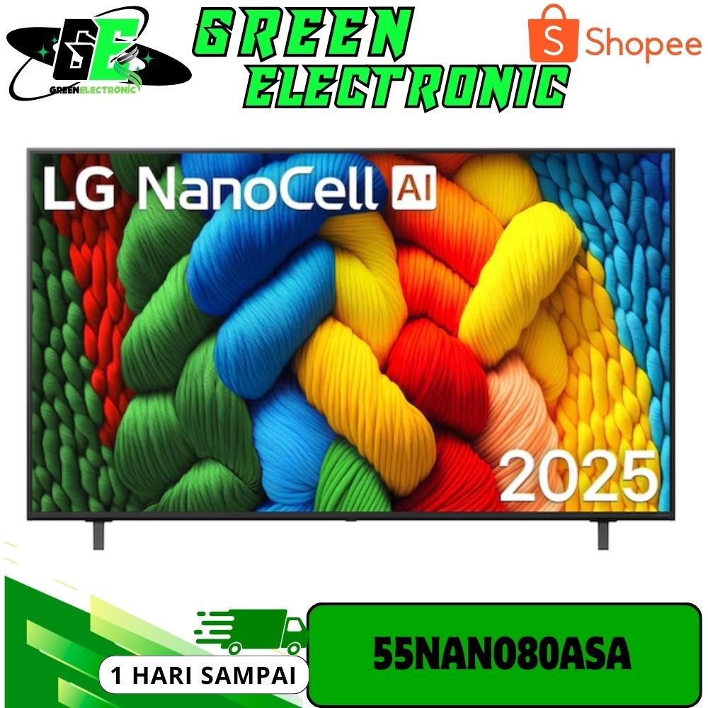 LG 55NANO80ASA TV Smart 55 Inch LED AI Magic Remote